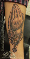 praying hand tattoo with ekonkar,praying hand tattoo with chross,chross tattoo,praying hand tattoo, tattoo saloon in manali,best tattoo artist in manali, tattoo saloon in delhi,tattoo shop in manali,permanent tattoo,permanent make up tattoo,cosmrtic 